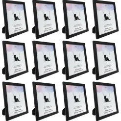 12 Pack: Black Flat Top 8.5" x 11" Frame, Simply Essentials™ by Studio Décor®