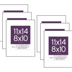 6 Pack: Black Frame with Mat, Basics by Studio Décor®