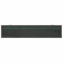 6 Pack: Black Front Loading 28" x 5.8" LED Display Case with Glass Frame by Studio Décor®