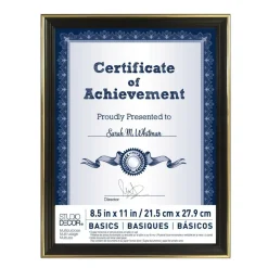 12 Pack: Black & Gold Multipurpose 8.5" x 11" Frame, Basics by Studio Décor®