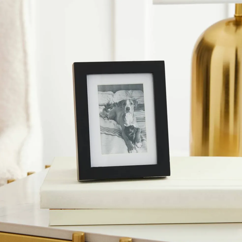 12 Pack: Black Mini Frame with Mat by Studio Décor®