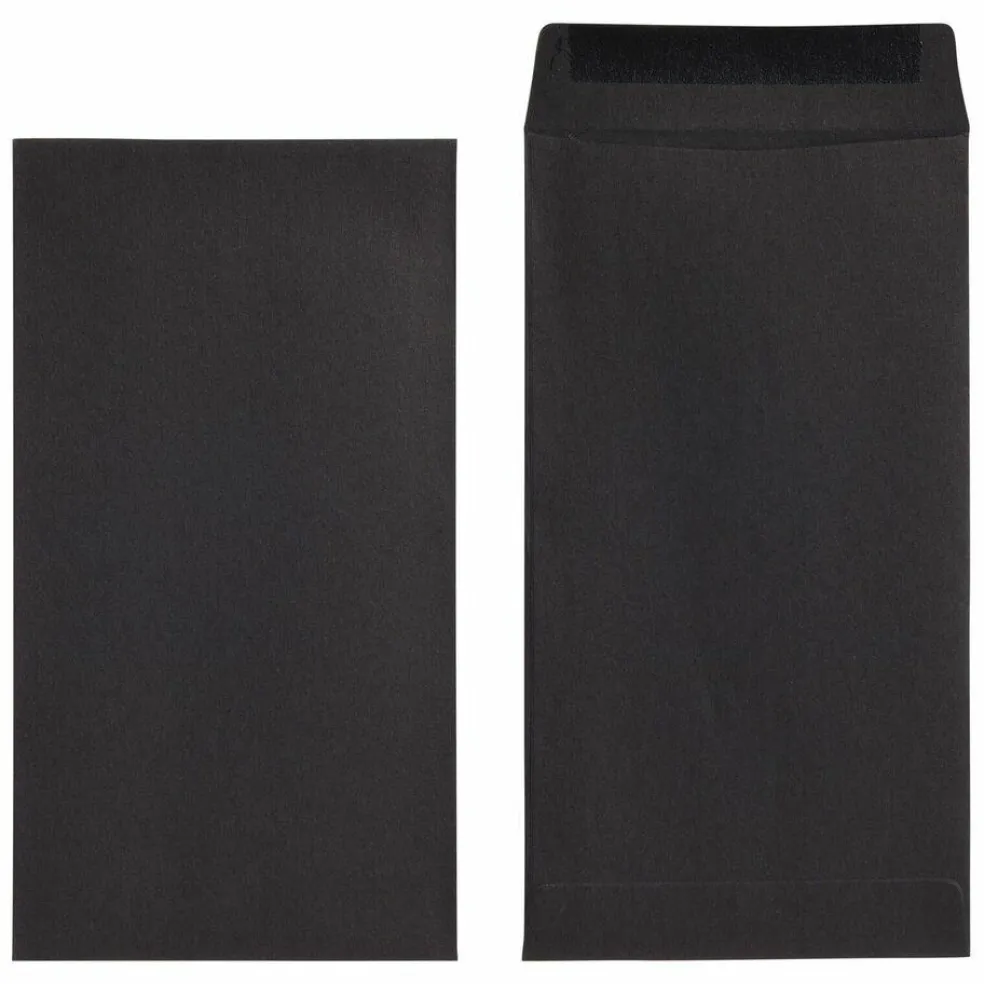 100 Pack Black Money Envelopes for Cash Budgeting