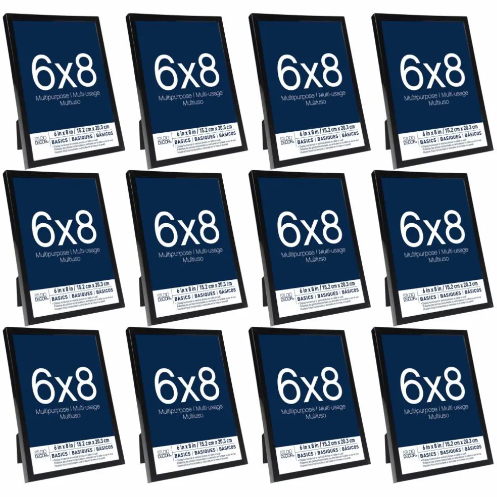 12 Pack: Black Multipurpose Frame, Basics by Studio Décor®