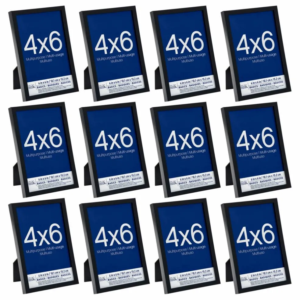 12 Pack: Black Multipurpose Frame, Basics by Studio Décor®