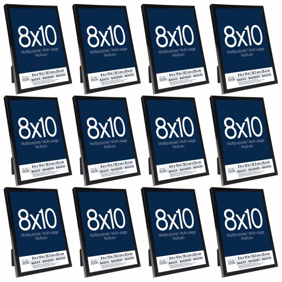 12 Pack: Black Multipurpose Frame, Basics by Studio Décor®