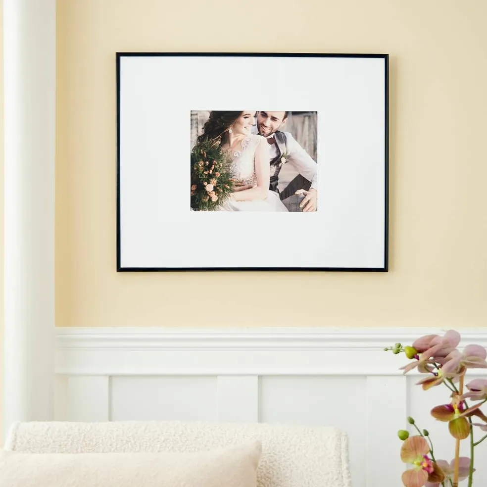 6 Pack: Black Multipurpose 8" x 10" Frame with Mat, Basics by Studio Décor®