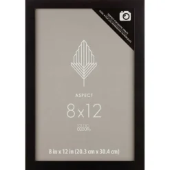 12 Pack: Black Narrow Frame, Aspect by Studio Décor®