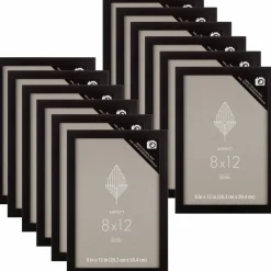 12 Pack: Black Narrow Frame, Aspect by Studio Décor®