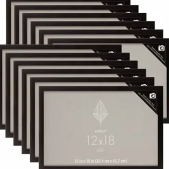 12 Pack: Black Narrow Frame, Aspect by Studio Décor®