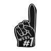 6 Pack: 18" Black No.1 Foam Finger by Celebrate It™