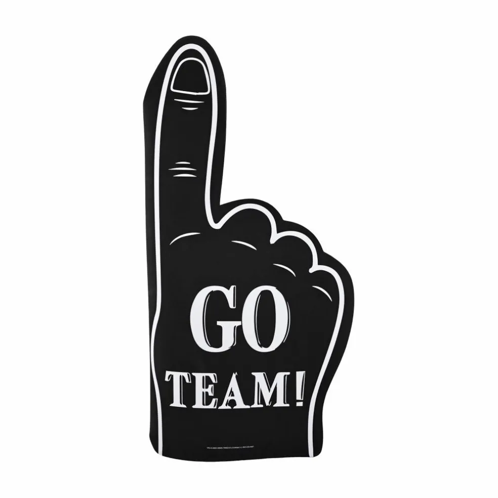 6 Pack: 18" Black No.1 Foam Finger by Celebrate It™