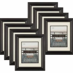 8 Pack: Black Rope 8" x 10" Frame with Mat, Home Collection by Studio Décor®