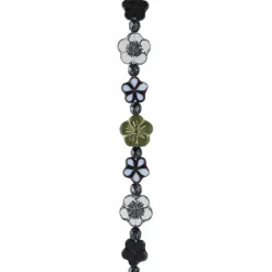 6 Pack: Black Tea Czech Glass Flower Bead Mix by Bead Landing™