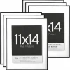 6 Pack: Black Thin 11" x 14" Float Frame, Basics by Studio Décor®
