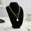 6 Pack: 12" Black Velvet 3D Necklace Stand by Bead Landing™
