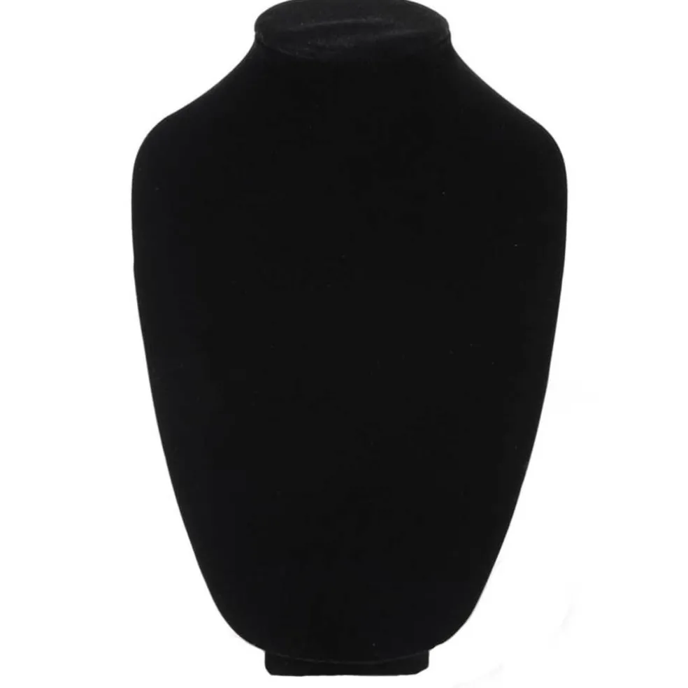6 Pack: 12" Black Velvet 3D Necklace Stand by Bead Landing™