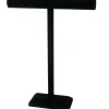 8 Pack: 18" Black Velvet Single Bar Jewelry Stand by Bead Landing™