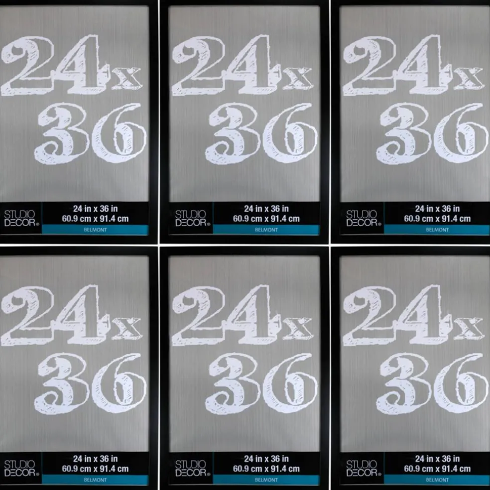 6 Pack: Black 24" x 36" Belmont Frame by Studio Décor®