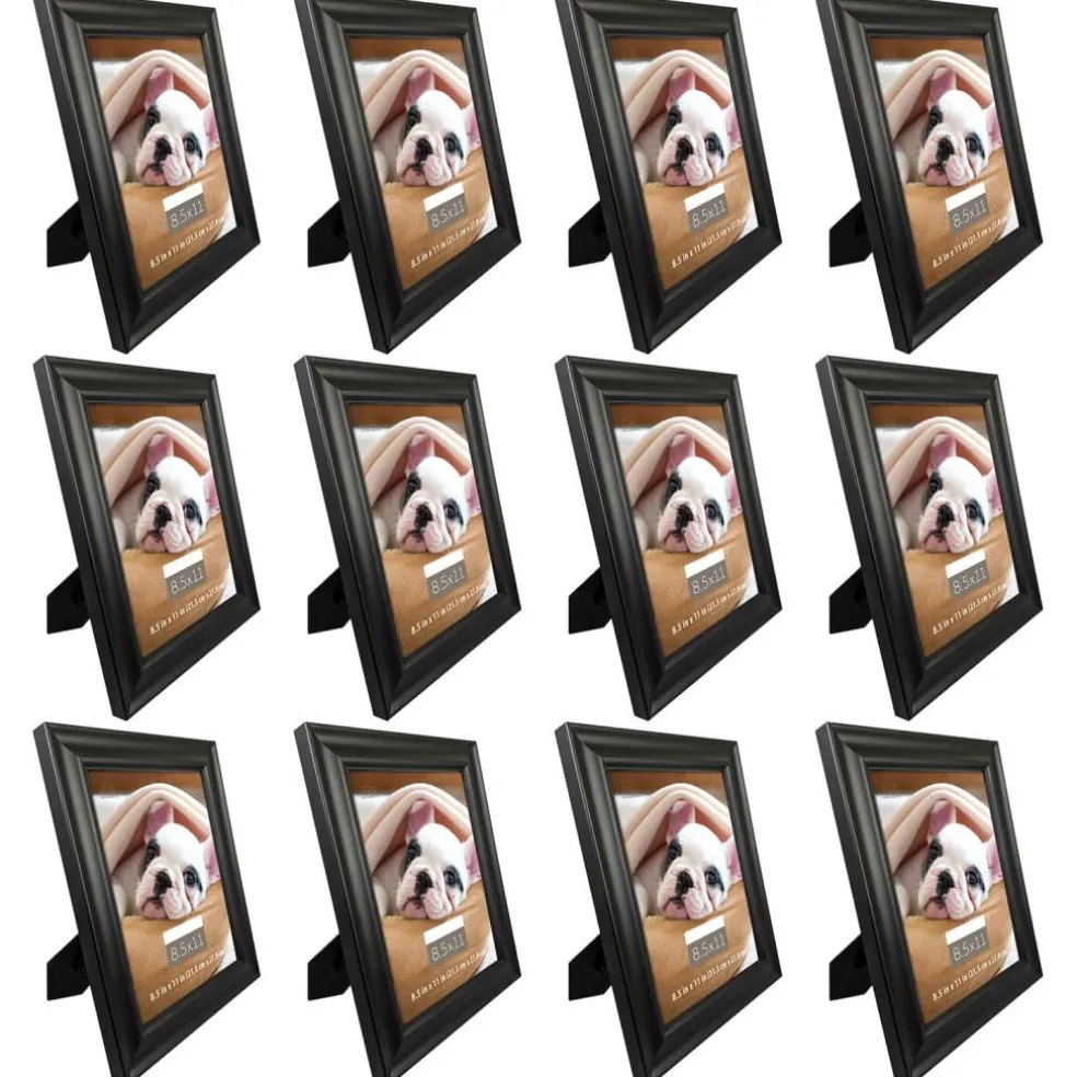 12 Pack: Black 8.5" x 11" Document Frame, Expressions™ by Studio Décor®