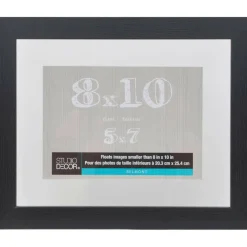 8 Pack: Black 8" x 10" Float Frame, Belmont by Studio Décor®