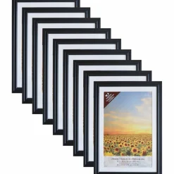 9 Pack: Black 11" x 17" Frame with Mat, Lifestyles™ by Studio Décor®