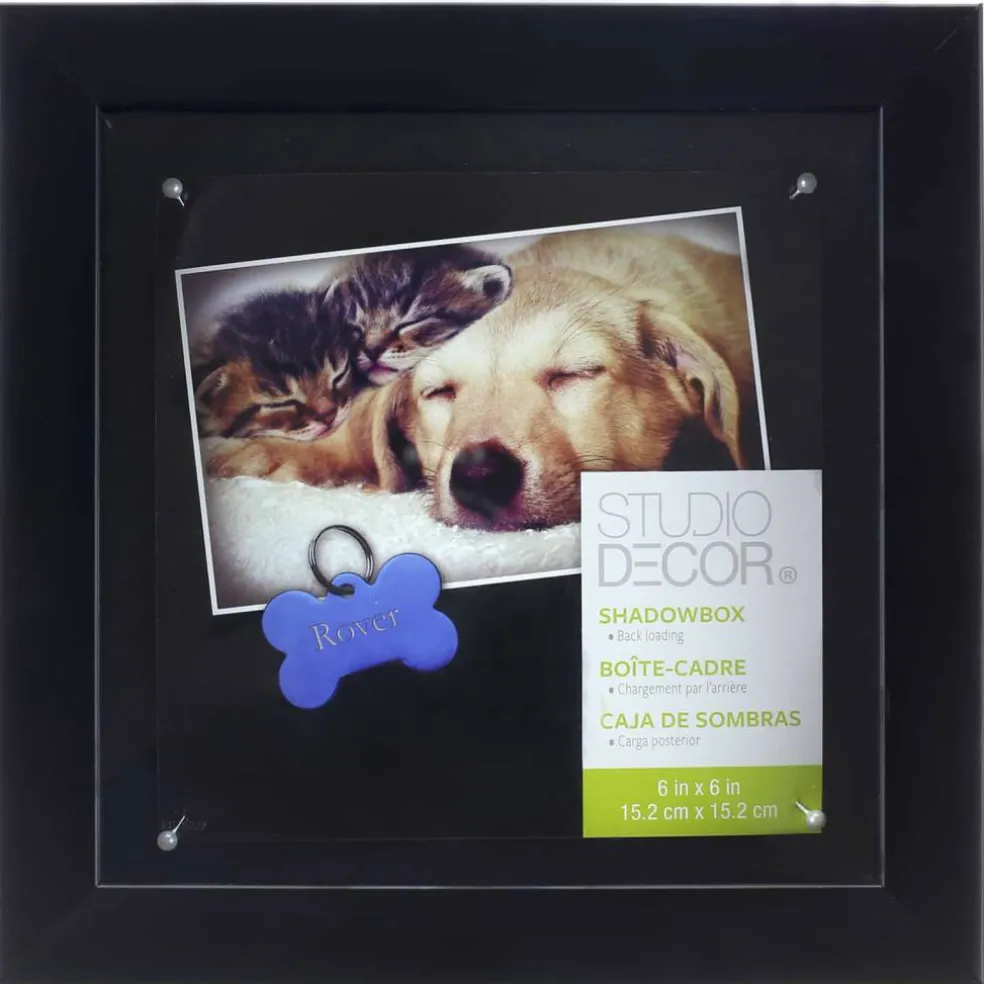 12 Pack: Black 6" x 6" Shadow Box by Studio Décor®