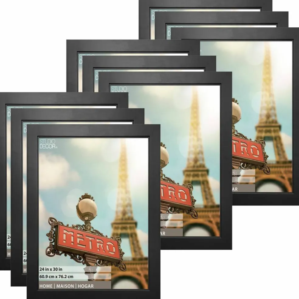 9 Pack: Black 24" x 30" Studio Frame, Home Collection by Studio Décor®