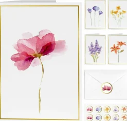 30 Pack Blank Greet Cards