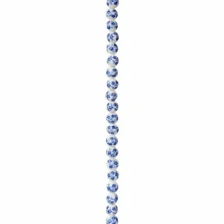 12 Pack: Blue Daisy Ceramic Round Beads, 8mm by Bead Landing™