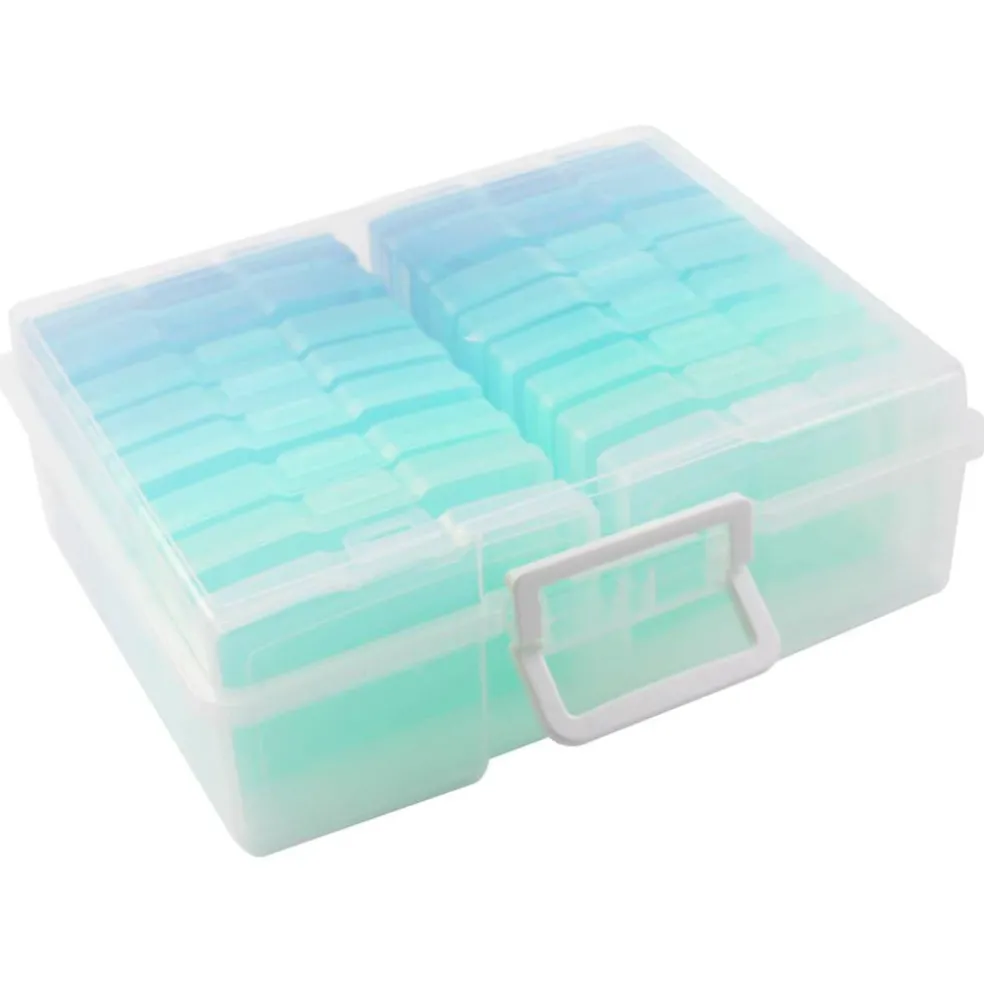 8 Pack: Blue Ombre Photo & Craft Keeper by Simply Tidy®