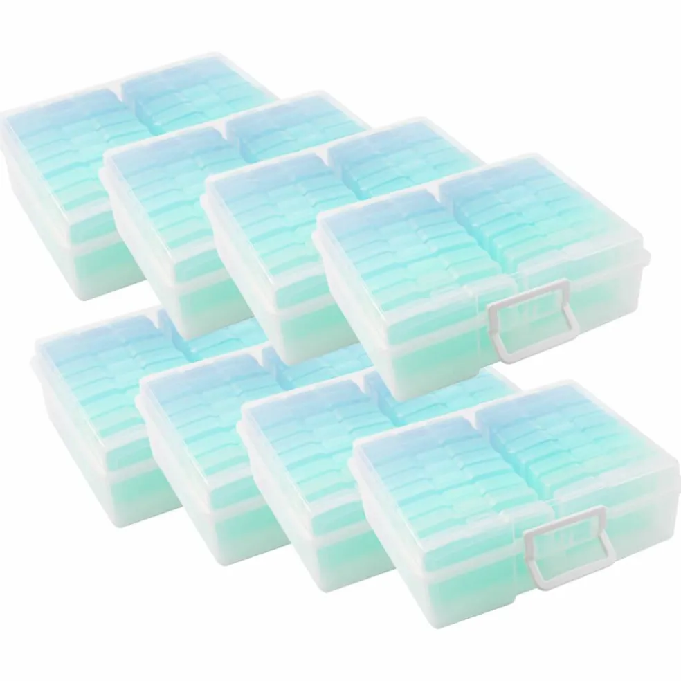 8 Pack: Blue Ombre Photo & Craft Keeper by Simply Tidy®