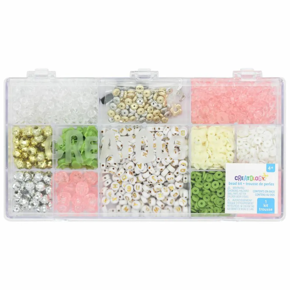 12 Pack: Botanicals & Alphabet Bead Kit by Creatology™