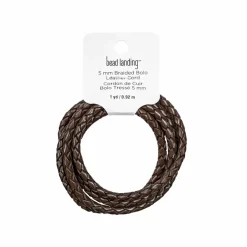 12 Pack: Braided Bolo Leather Cord by Bead Landingâ„¢, 1yd.