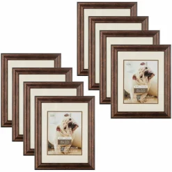 8 Pack: Bronze 8" x 10" Frame with Mat, Home by Studio Décor®