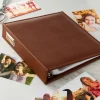 8 Pack: Brown Saffiano D-Ring Scrapbook Album by Recollections®