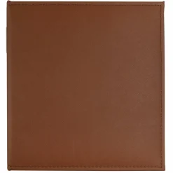 8 Pack: Brown Saffiano D-Ring Scrapbook Album by Recollections®