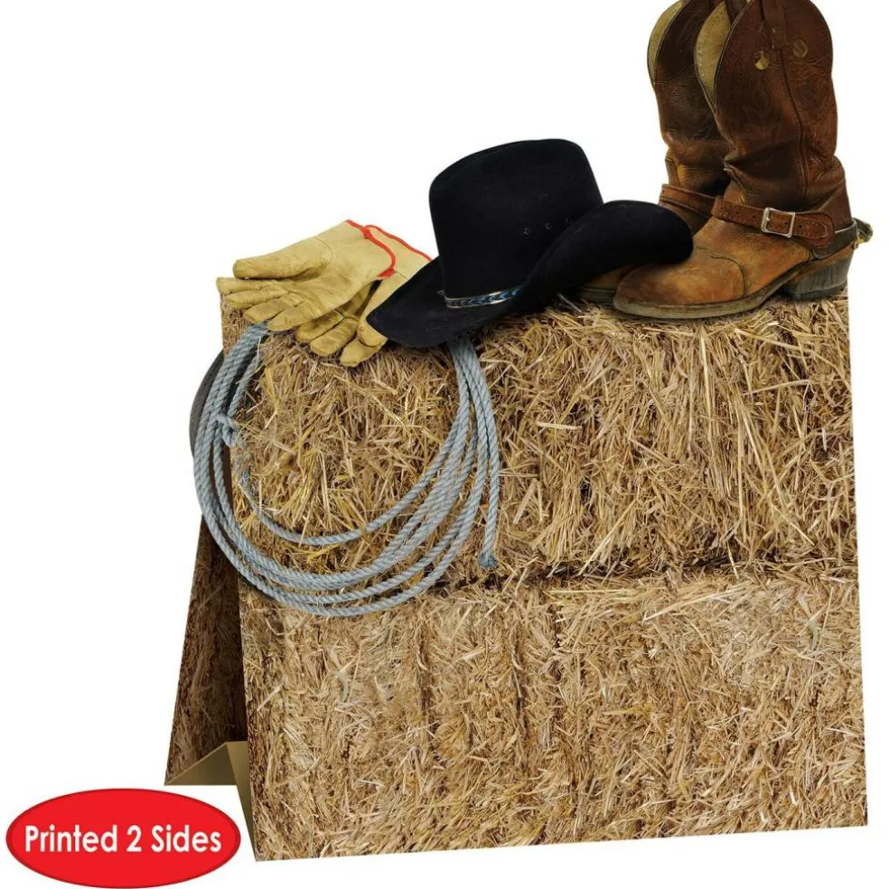 12 Pack Bulk 3-D Western Party Centerpiece