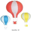 18 Pack Bulk Hot Air Balloon Party Paper Lanterns