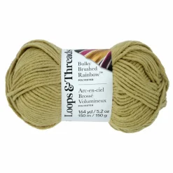 6 Pack: Bulky Brushed Rainbow™ Yarn by Loops & Threads®