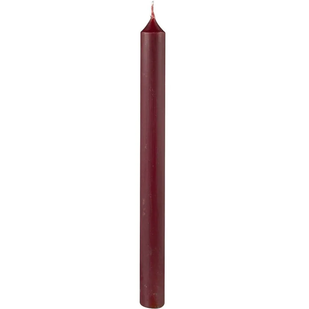 48 Pack: 10" Burgundy Camelot Dinner Candle by Ashland®