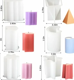 6 Pack Candle Molds