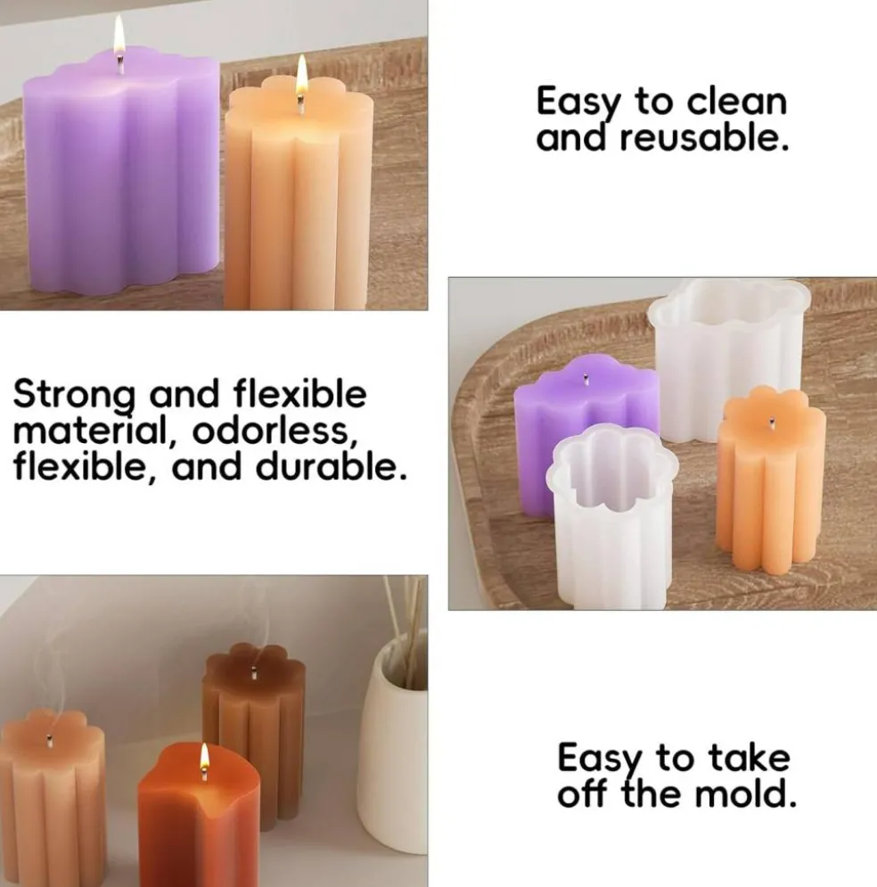 6 Pack Candle Molds