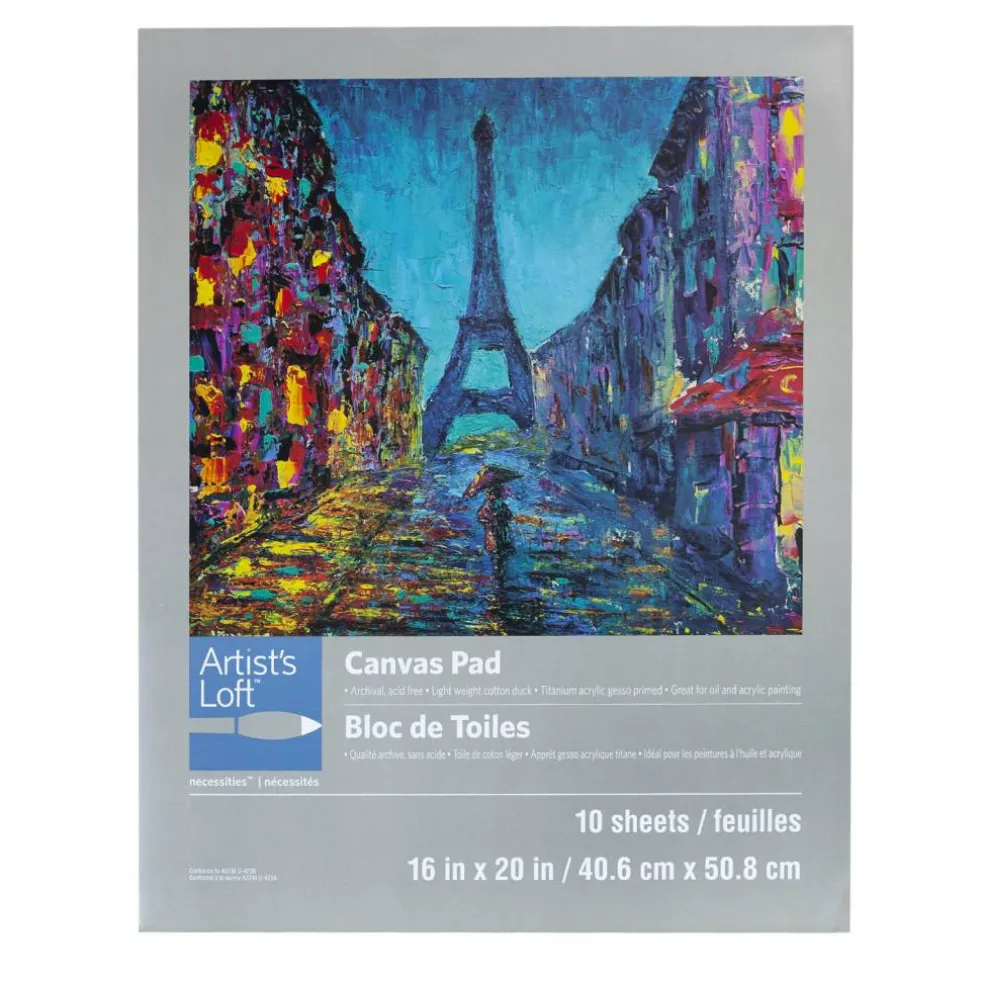 9 Pack: Canvas Pad by Artist's Loft™ Necessities™, 16" x 20"