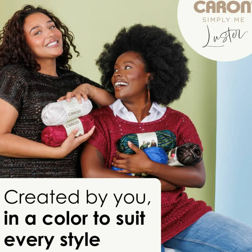 2 Pack Caron® Simply Me Luster™ Yarn