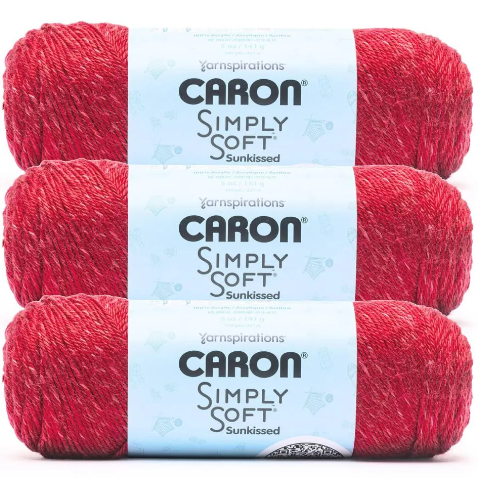 3 Pack Caron® Simply Soft Sunkissed™ Tonal Yarn
