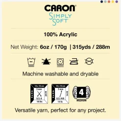3 Pack Caron® Simply Soft™ Yarn