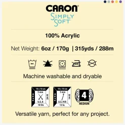 3 Pack Caron® Simply Soft™ Yarn