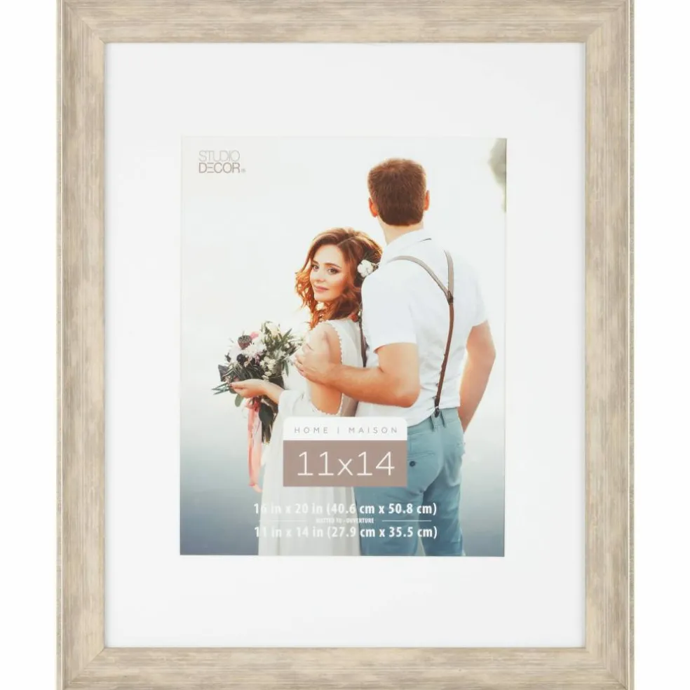 6 Pack: Champagne Frame with Mat by Studio Décor®