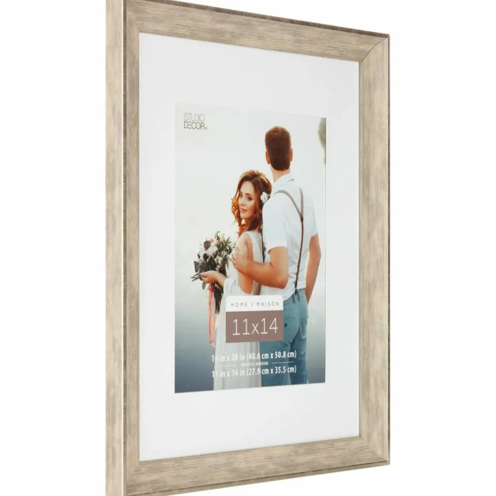 6 Pack: Champagne Frame with Mat by Studio Décor®