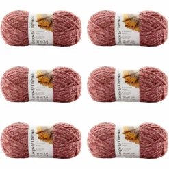 6 Pack: Charisma™ Heather Yarn by Loops & Threads®